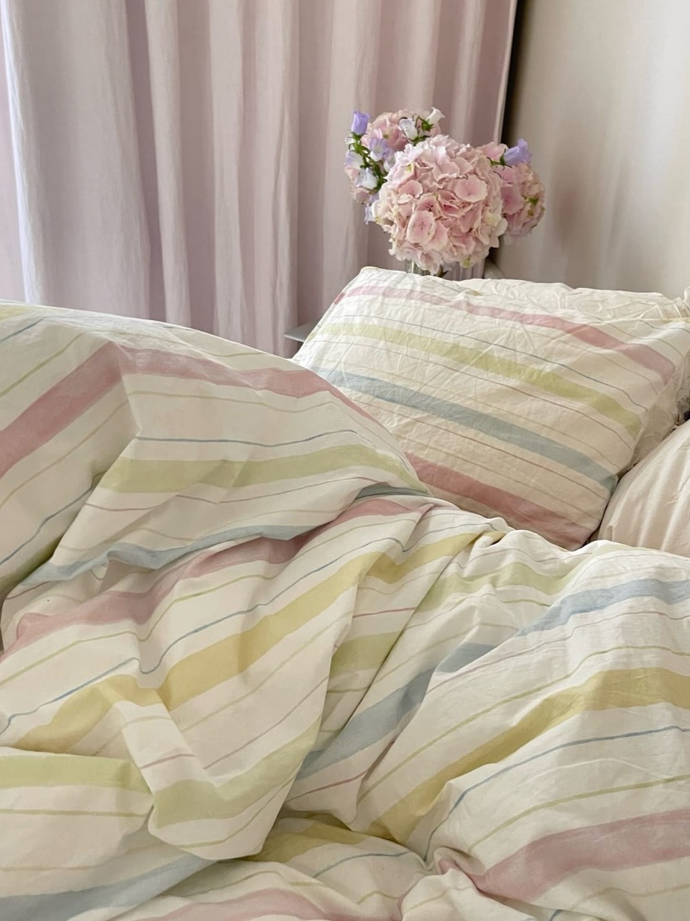 Djerf Avenue Duvet Cover in Summer Rainbow